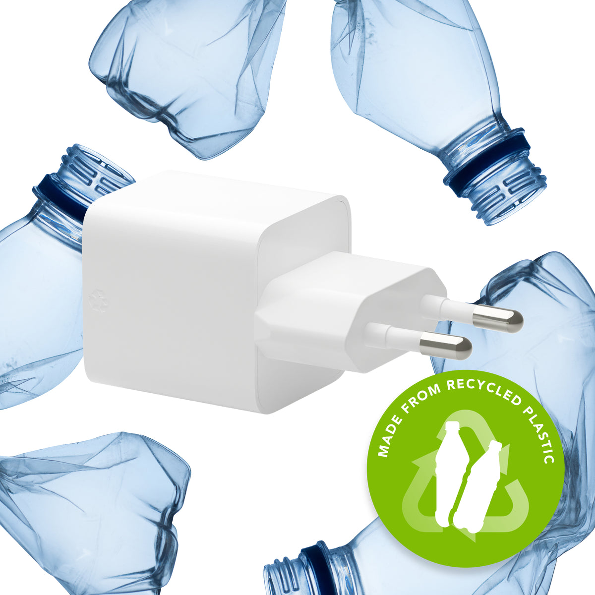 Adaptateur secteur 30W PD blanc Europe