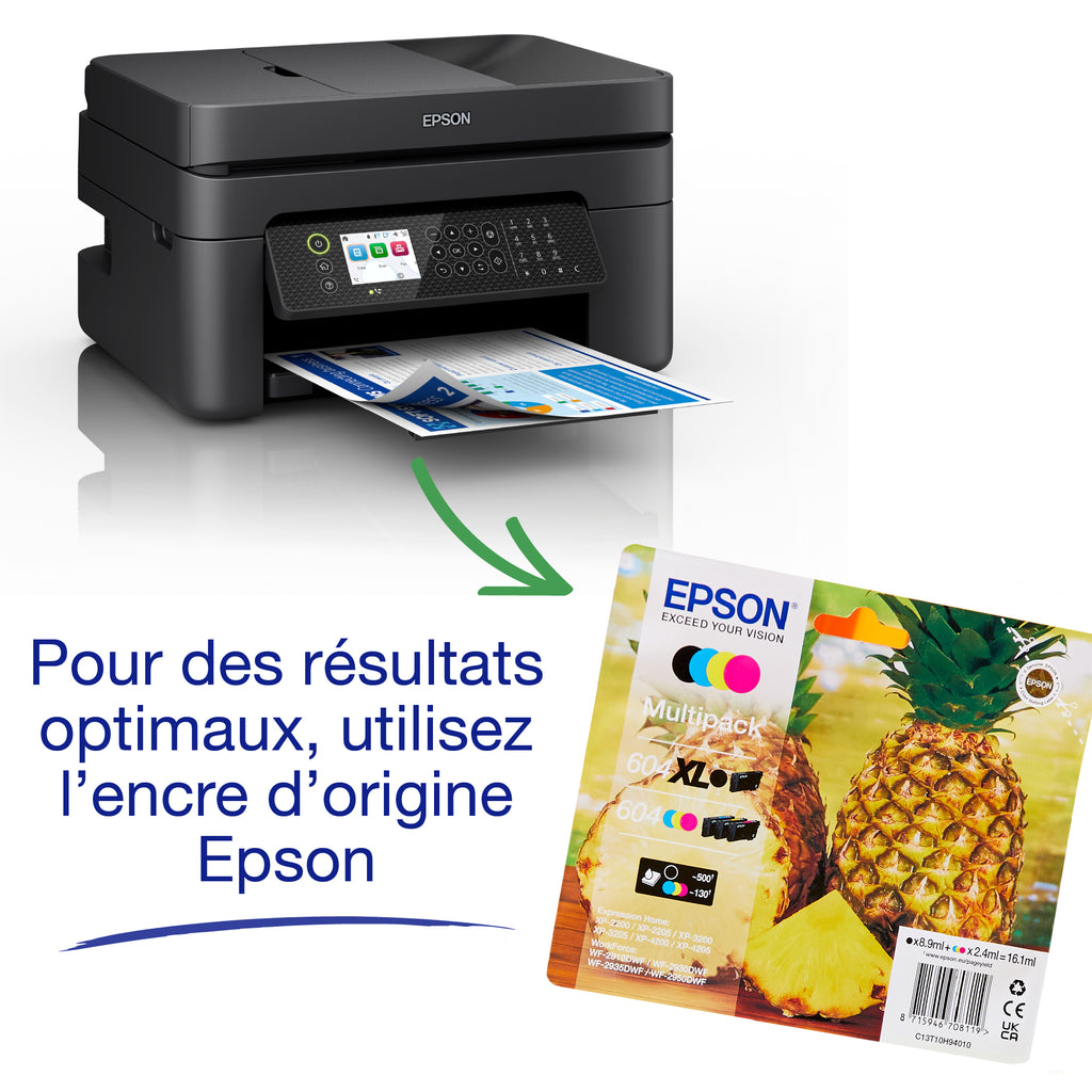 Epson WorkForce WF-2950DWF : Imprimante multifonctions pro