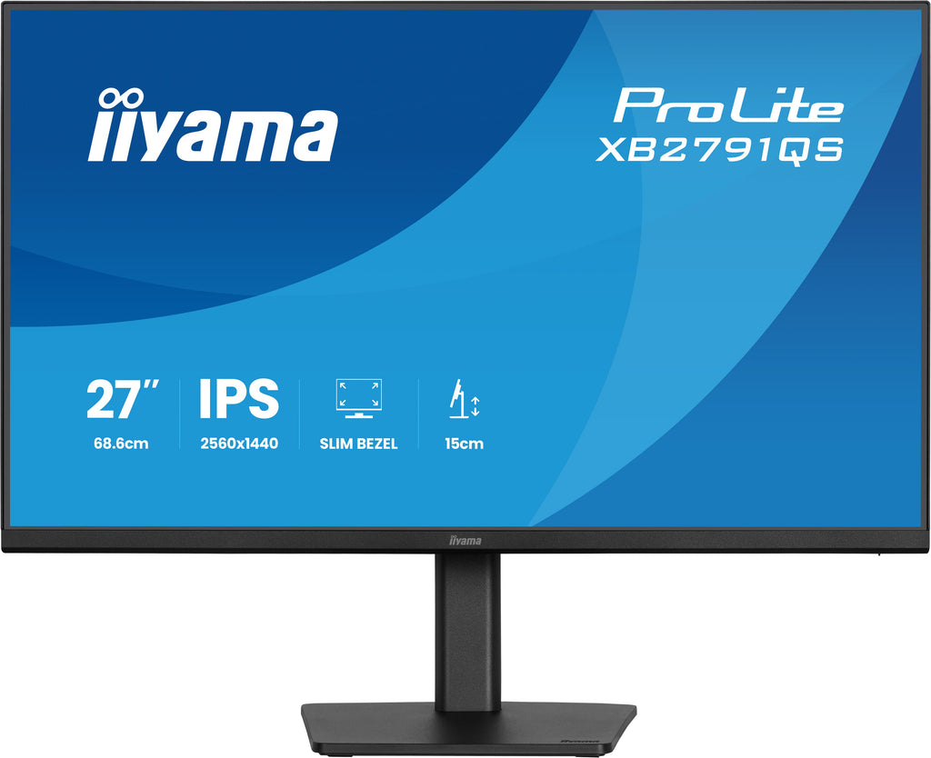 Écran LED 27" QHD 75Hz IPS - iiyama ProLite XB2791QS-B1