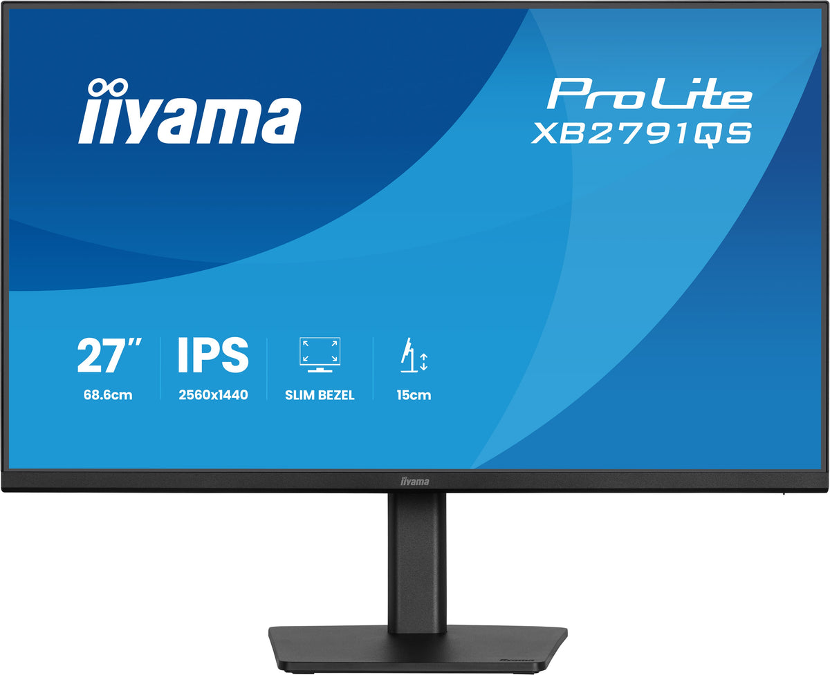 Écran LED 27" QHD 75Hz IPS - iiyama ProLite XB2791QS-B1