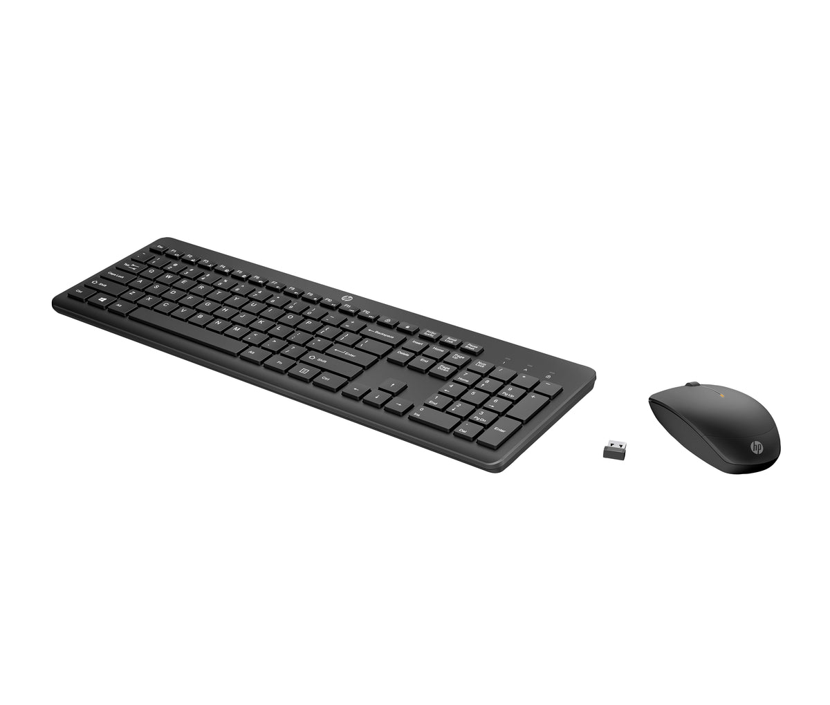 Ensemble clavier souris HP 235 sans fil 2.4 GHz noir