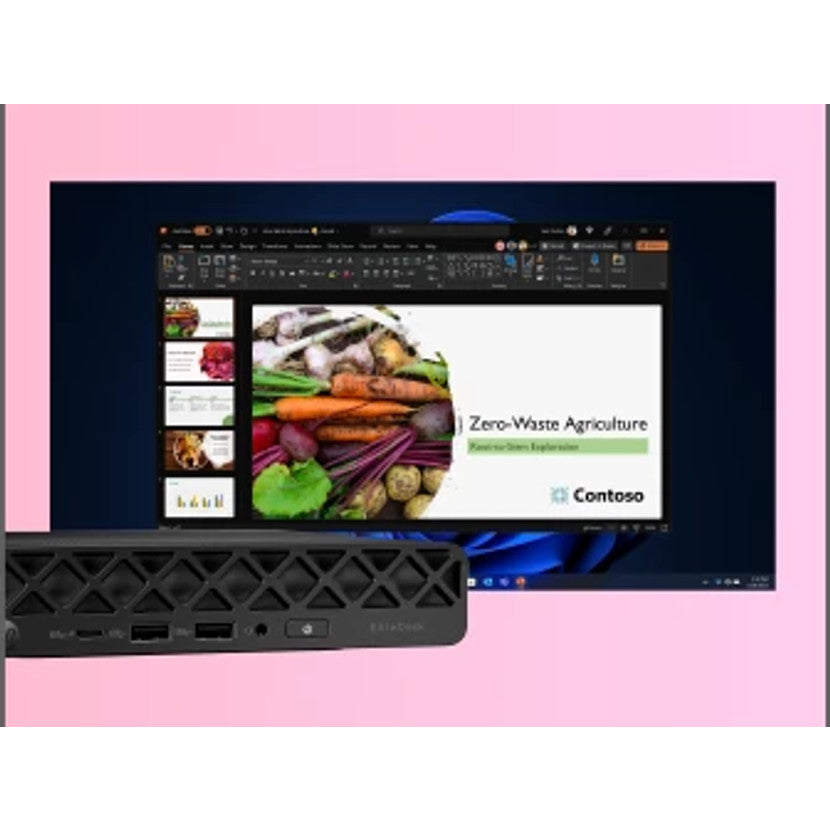 HP EliteDesk 8 G1i - Mini PC AI Core Ultra 7 | 16 Go RAM | 512 Go SSD