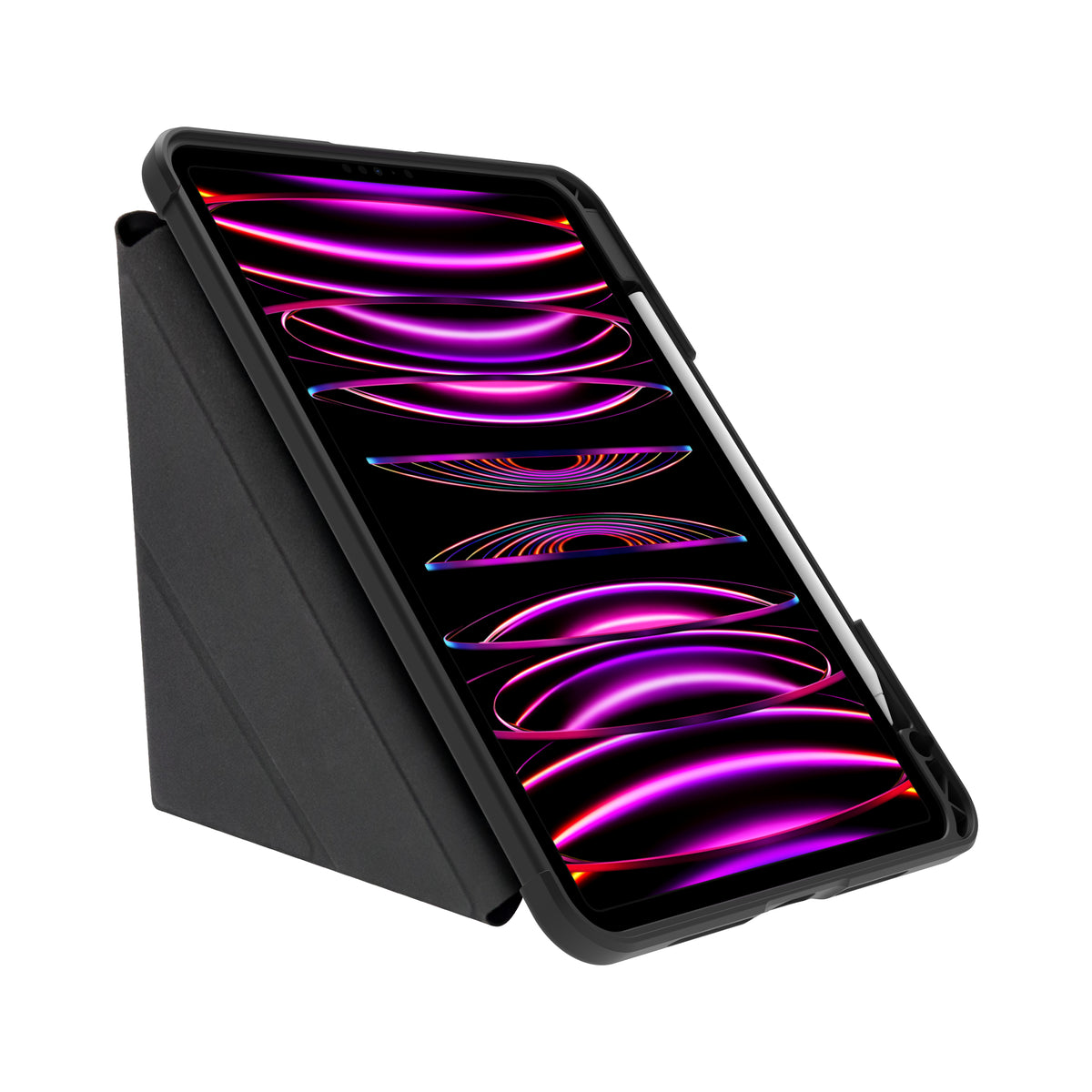 Étui à rabat noir pour iPad Pro 11" M4/M5 - Mayfair Pro