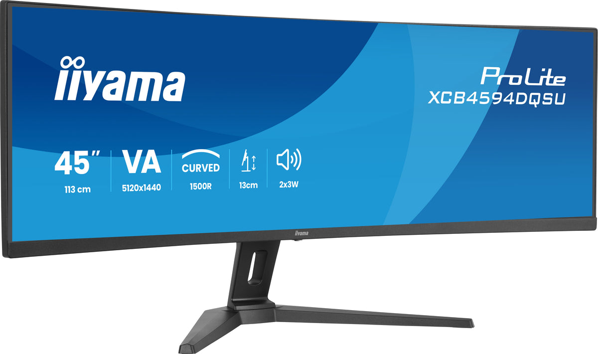 Écran incurvé IIYAMA 45" Dual Quad HD - 75 Hz