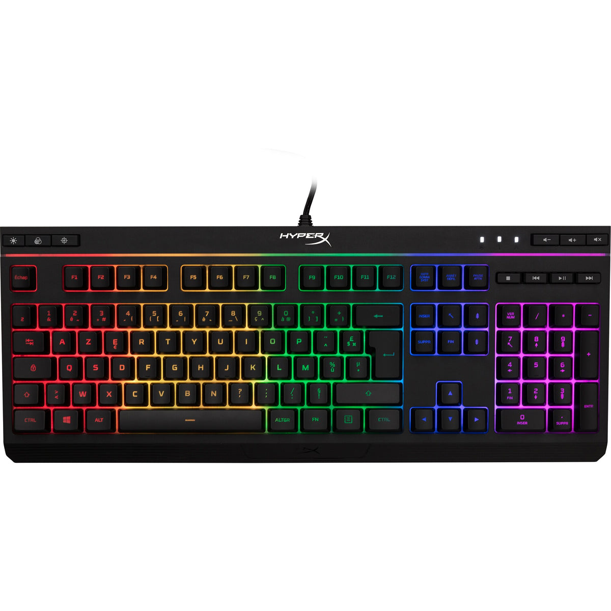 Clavier rétroéclairé HP GAMING AZERTY noir - Compatible HP Victus & Pavilion