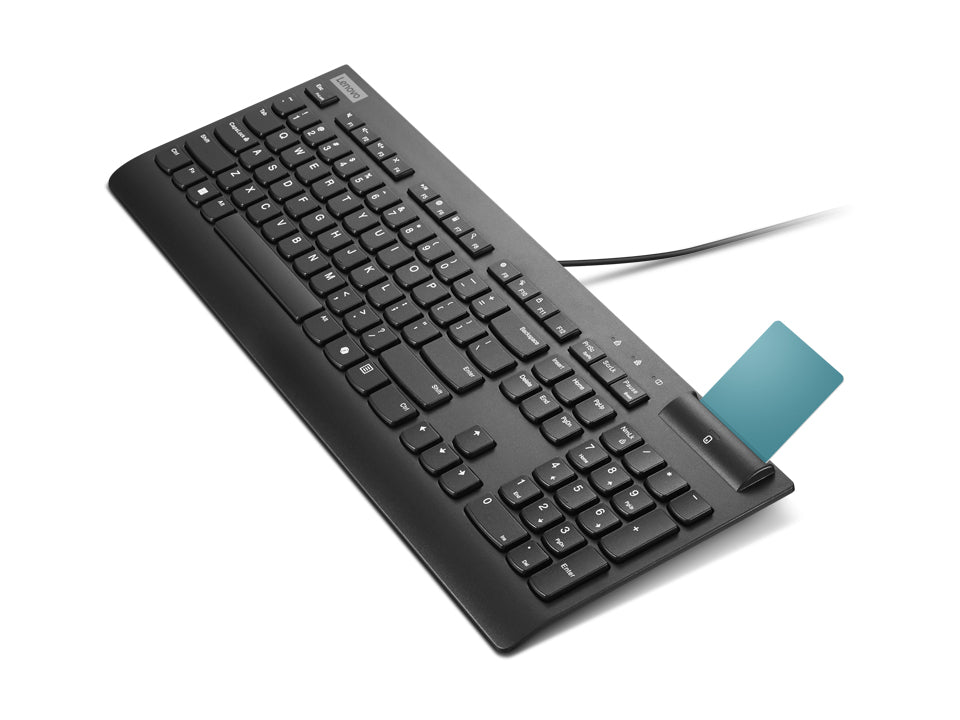 Clavier Lenovo Smartcard Wired II AZERTY USB noir