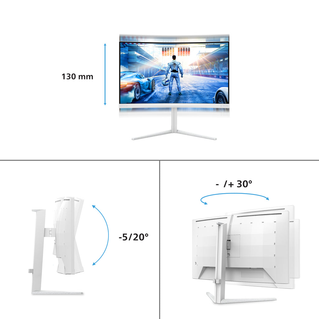 Philips Evnia 5000 Écran Gaming 27" QHD 180Hz HDR10