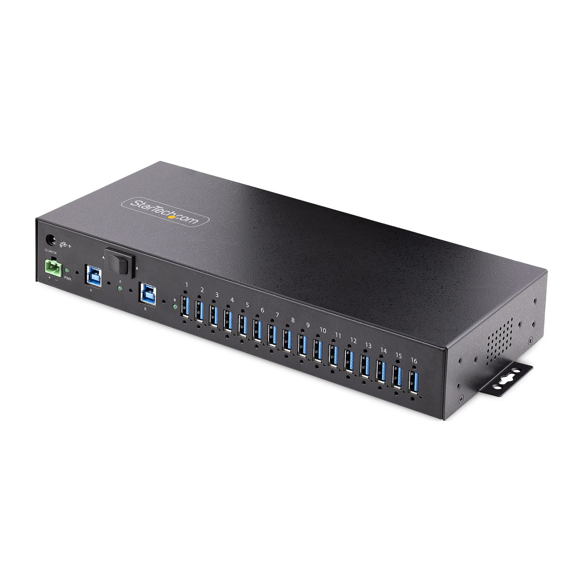 Hub USB 3.0 16 ports industriel StarTech - Montable rack/DIN