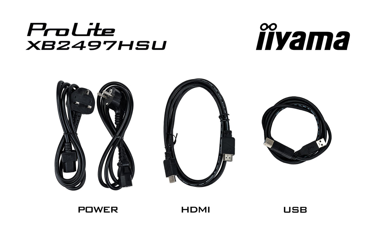 Écran LED IIYAMA 24" Full HD 120 Hz - ProLite XB2497HSU-B1