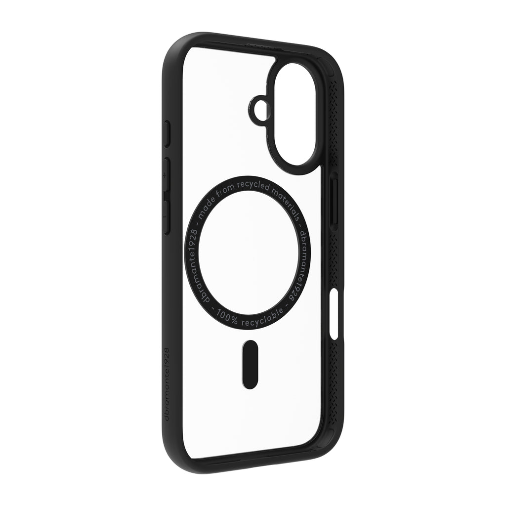 Coque iPhone 17 MagSafe Noir Transparent - DBRAMANTE1928