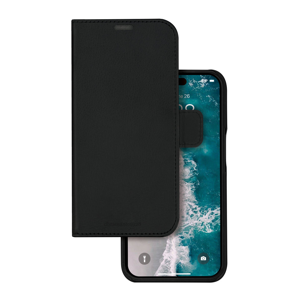 Étui iPhone 13 à 17e noir - DBRAMANTE1928