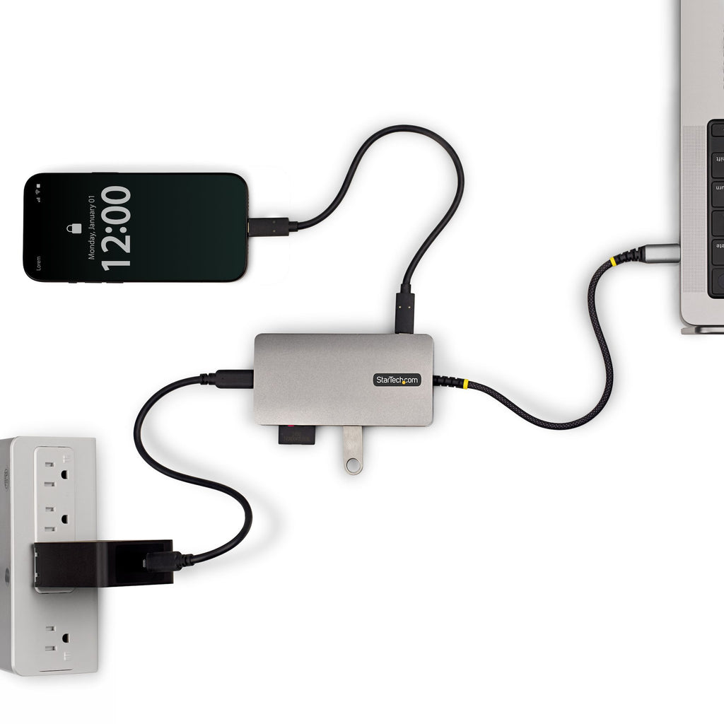 Station d'accueil Startech USB-C 3.2 Gen 2 140W HDMI 10GbE