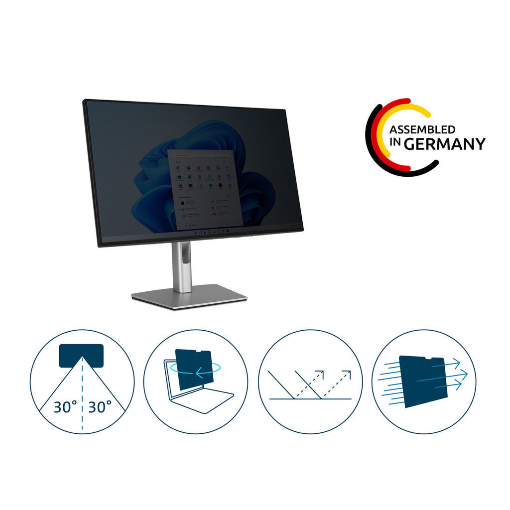 Filtre anti-indiscrétion Kensington 23.6" - Confidentialité optimale