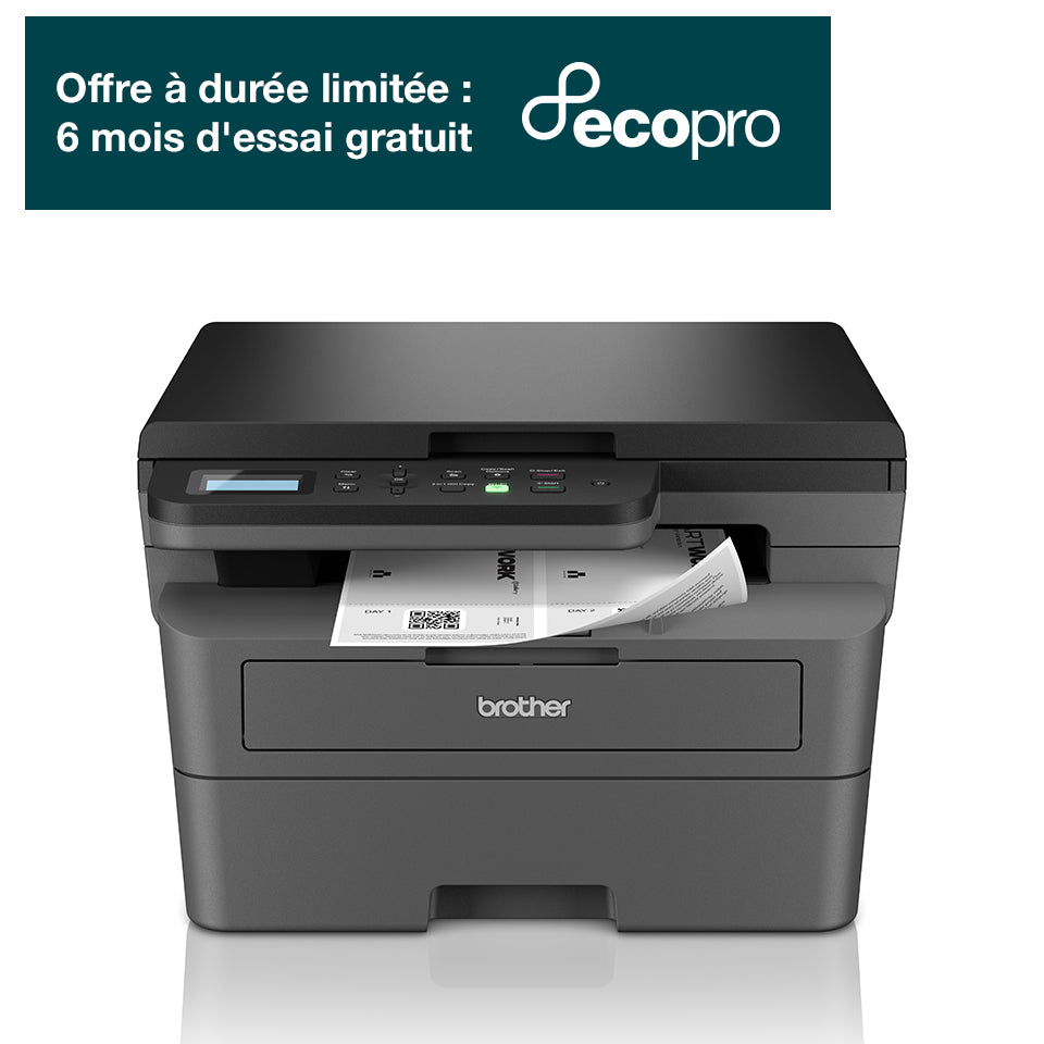 Imprimante Brother DCP-L2627DWXL Noir & Blanc Laser