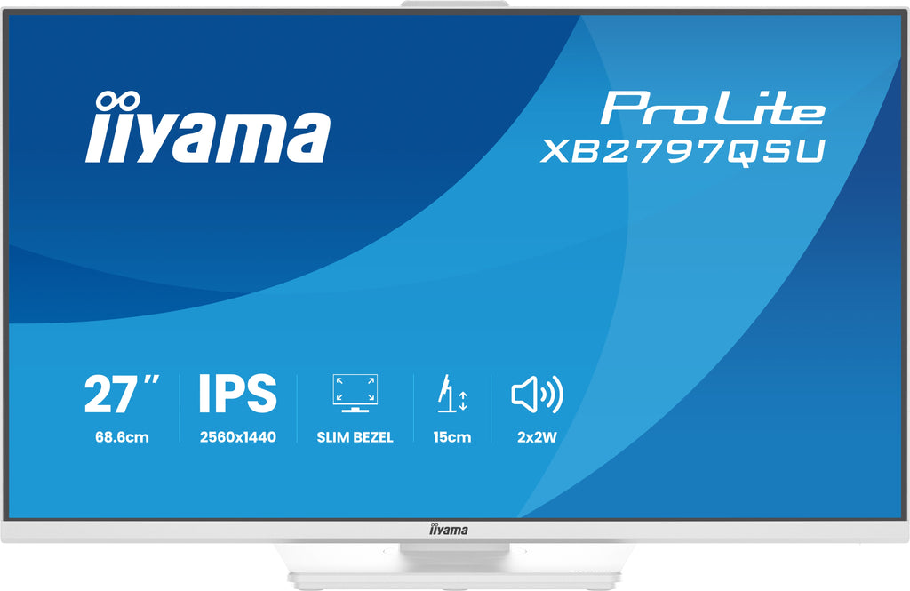 Écran LED 27" QHD IPS iiyama ProLite XB2797QSU-W1