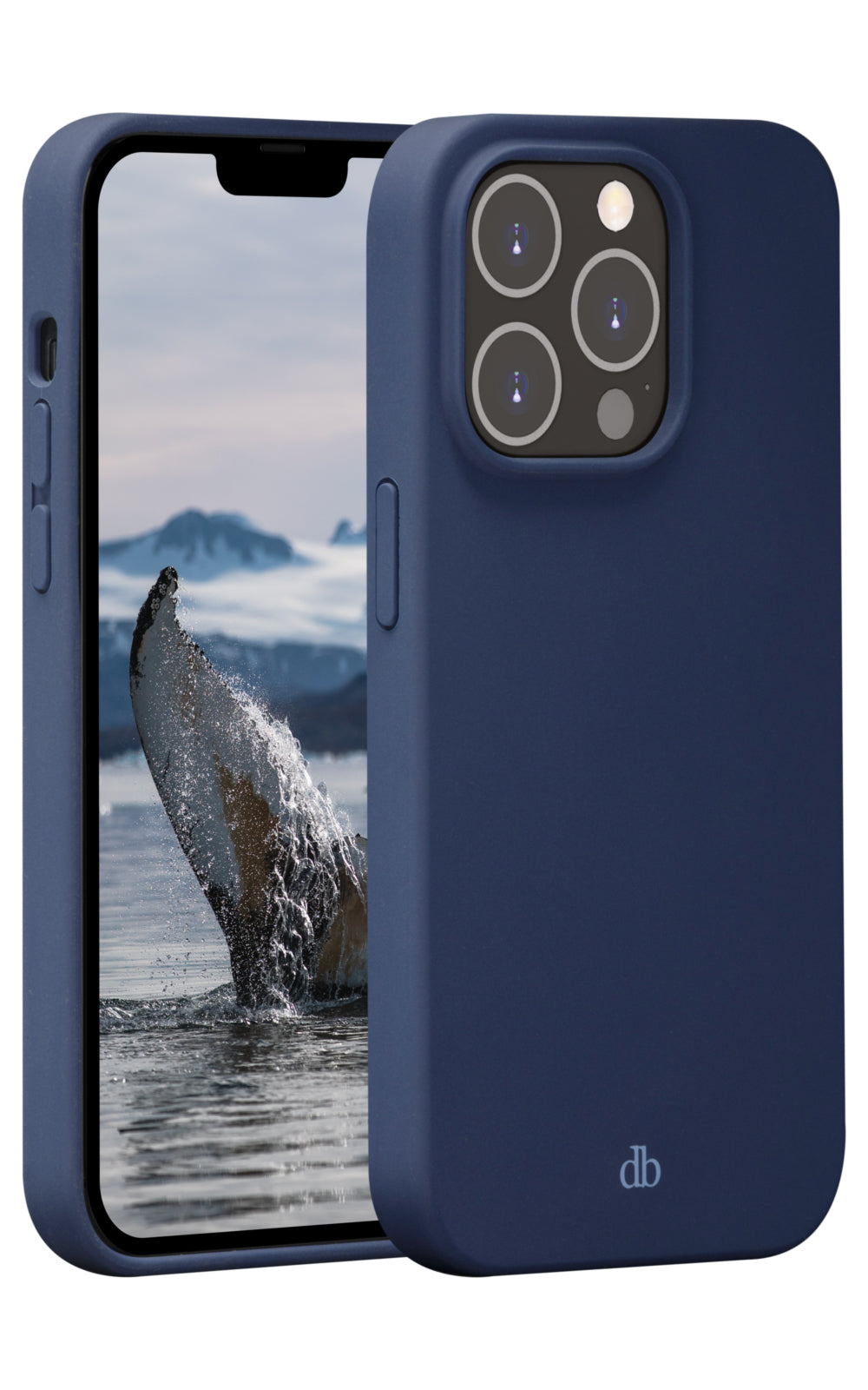 Coque iPhone 14 Pro silicone bleu Pacifique - DBRAMANTE1928
