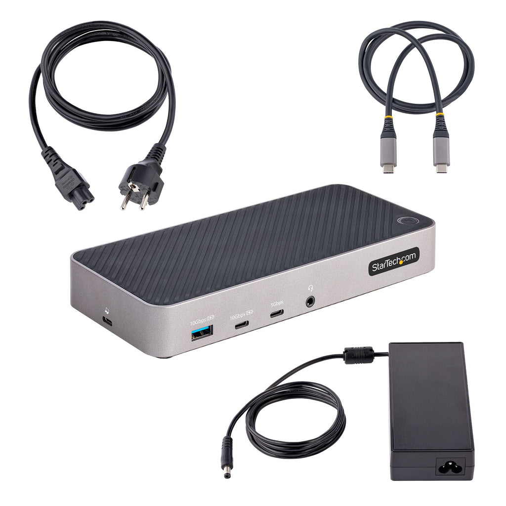 Station d'accueil USB-C 1GbE 3 écrans 4K - StarTech