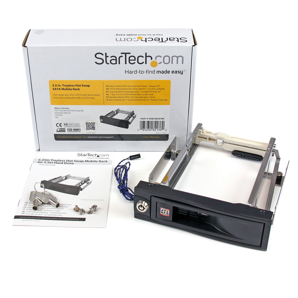 Rack mobile Hot Swap 3.5" noir - StarTech - Serveurs