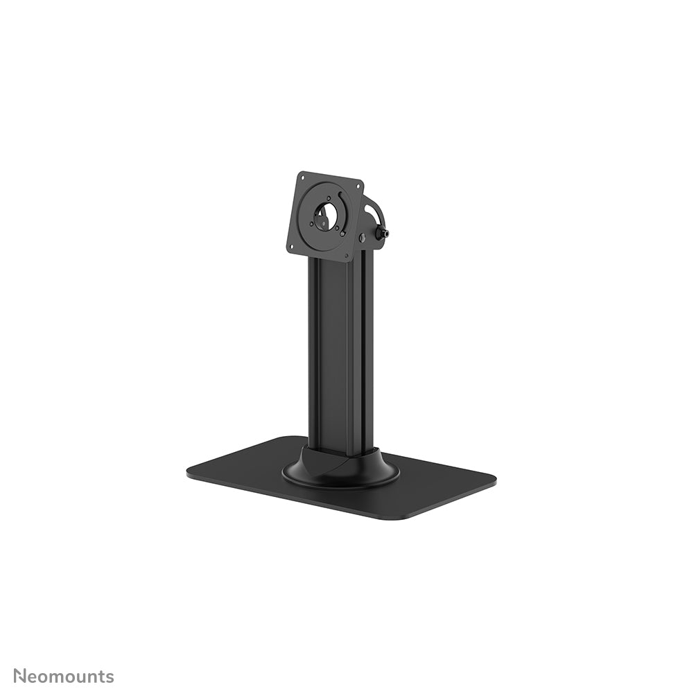 Pied tablette acier noir - Support comptoir 75x75mm | Neomounts