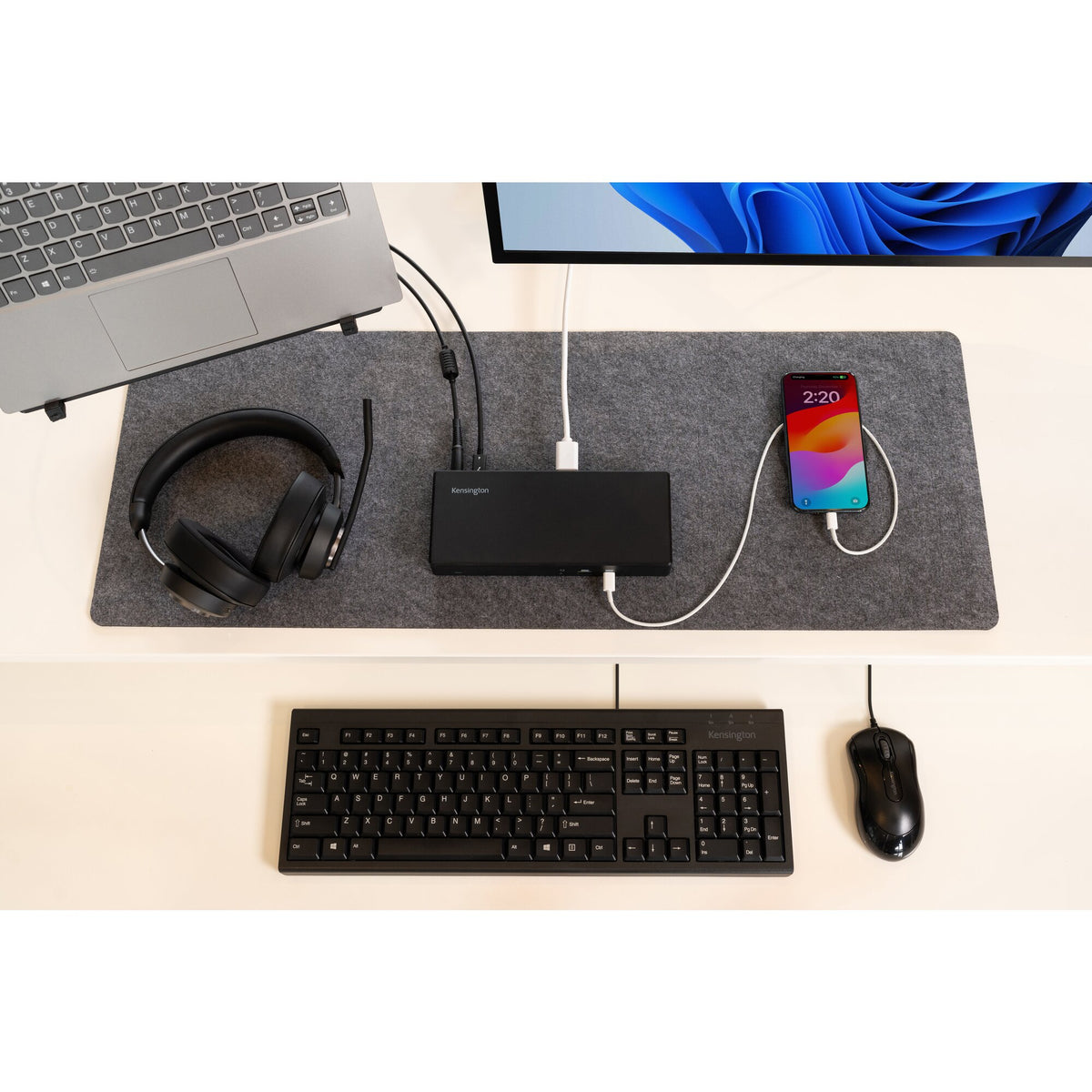 Tapis refroidissement portable 17" noir Kensington SmartFit