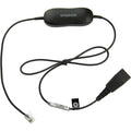 Câble Jabra Smart Cord noir pour Cisco Mitel Snom - Compatible