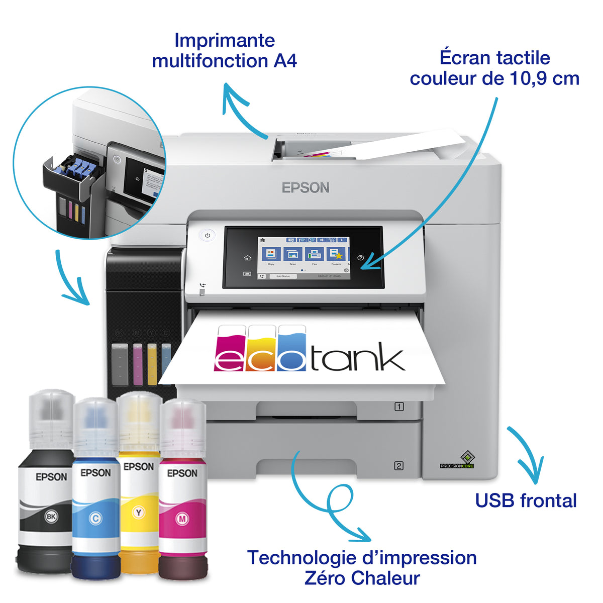 Epson EcoTank Pro ET-5885 - Imprimante multifonctions