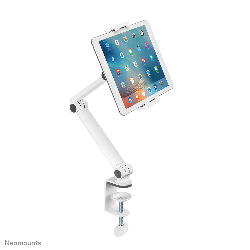 Support tablette NEOMOUNTS DS15-545WH1 - Bras réglable acier blanc