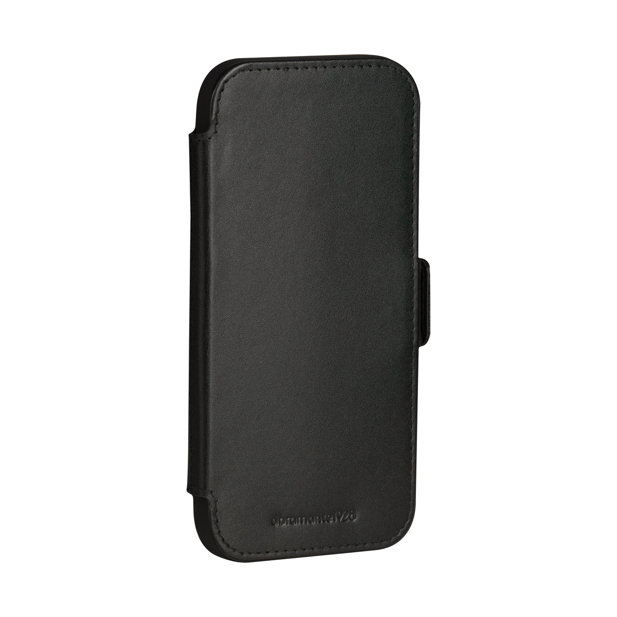 Étui iPhone 17 cuir pleine fleur noir DBRAMANTE1928