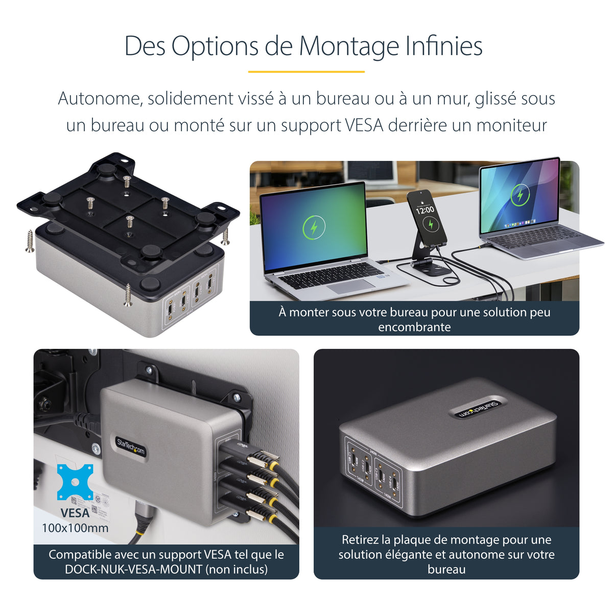 Adaptateur secteur 240W USB-C 4 ports STARTECH