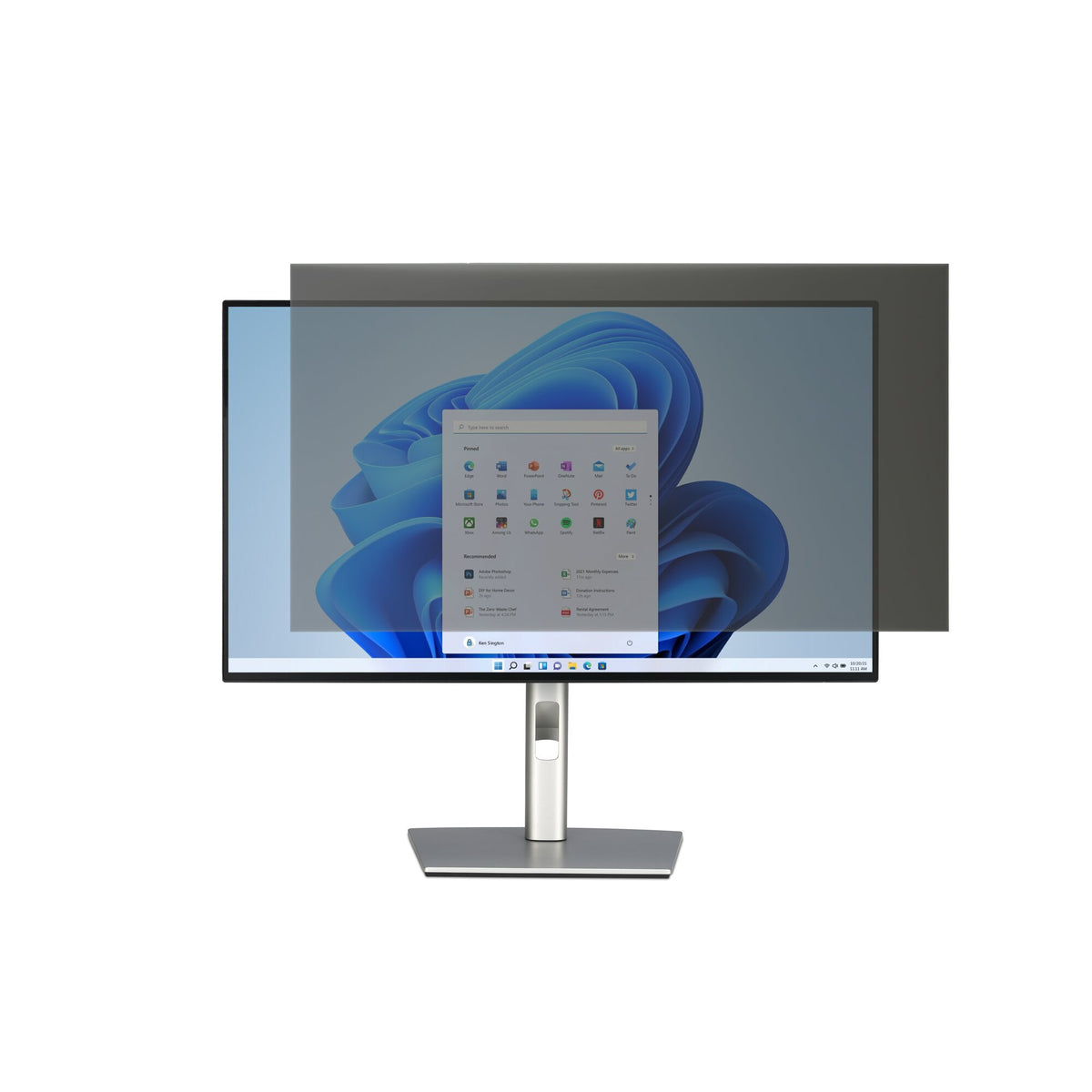 Filtre anti-indiscrétion Kensington 22" - Double sens