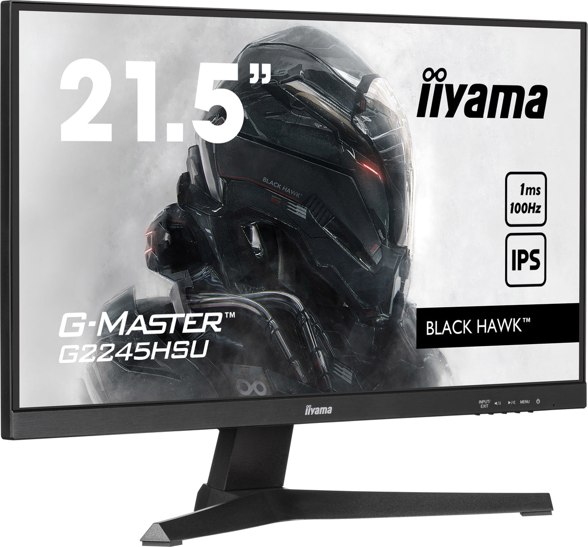 IIYAMA G-MASTER Black Hawk 22" Full HD 100Hz - Écran LED IPS