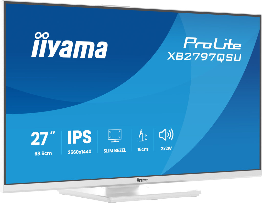 Écran LED 27" QHD IPS iiyama ProLite XB2797QSU-W1