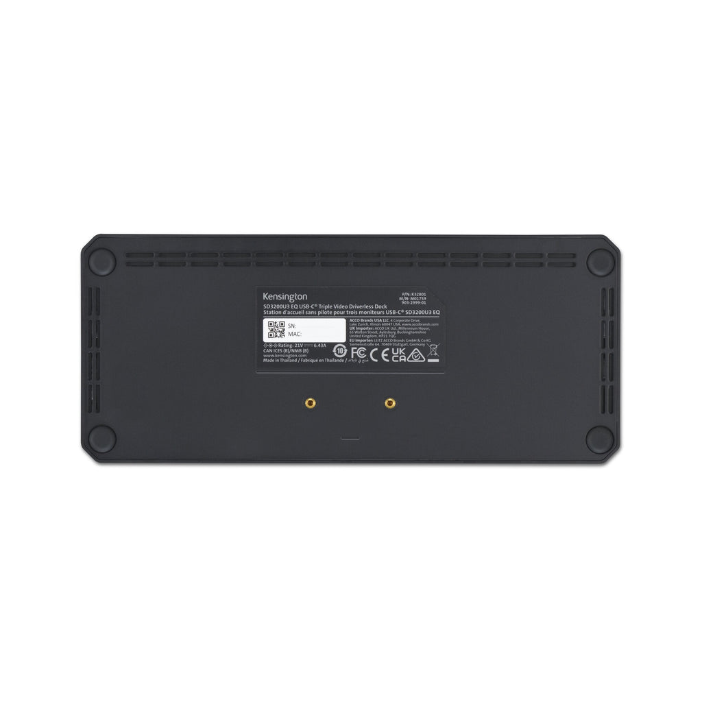 Station d'accueil USB-C 4K Kensington SD4843P EQ