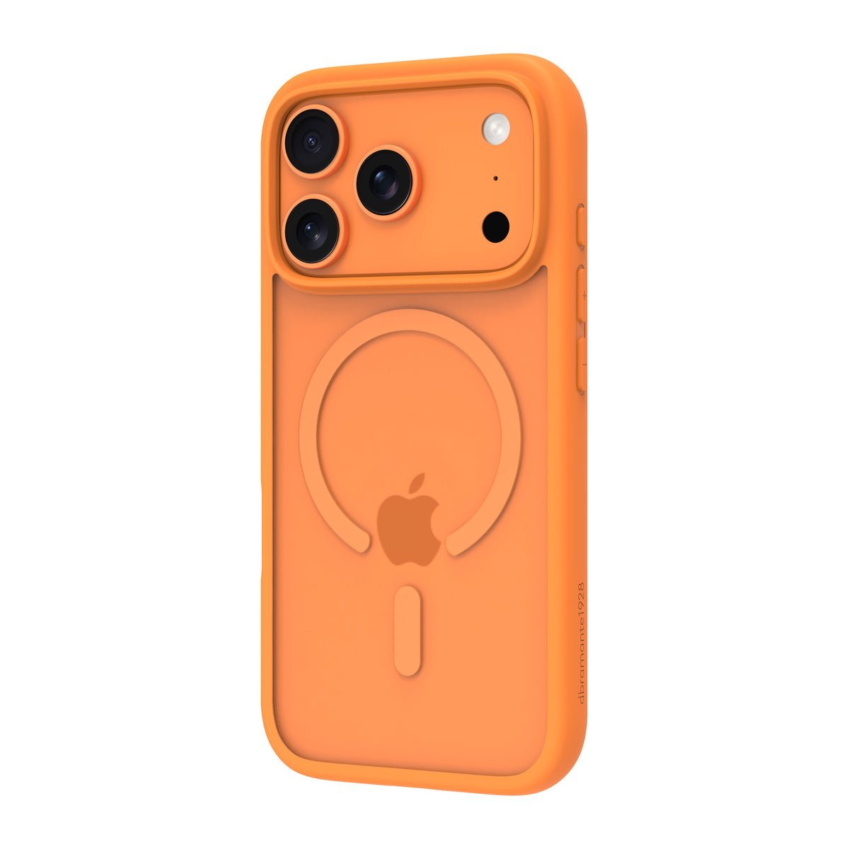 Coque iPhone 17 Pro orange MagSafe - DBRAMANTE1928