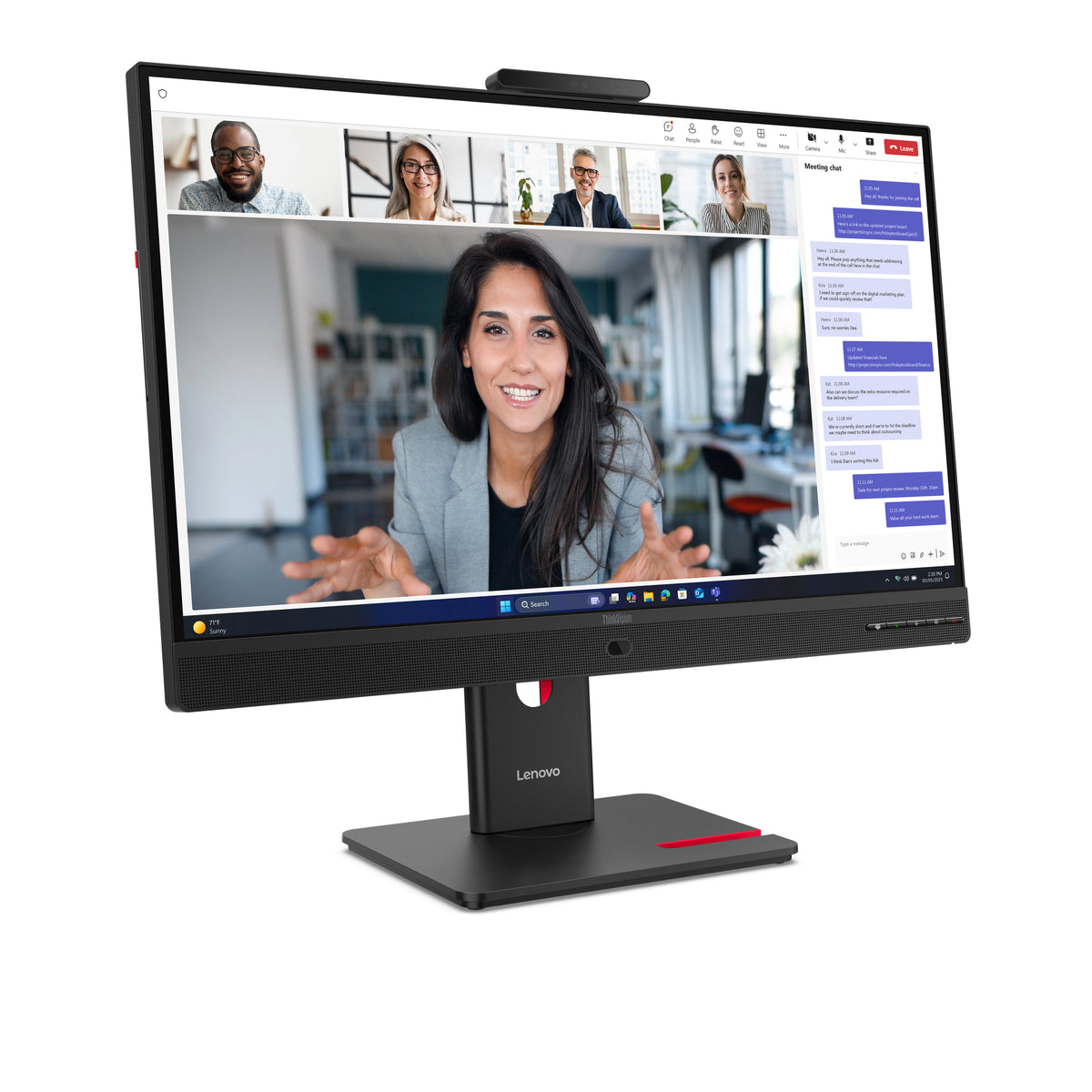 Écran LED Lenovo ThinkVision T24-4v 24" Full HD 120Hz