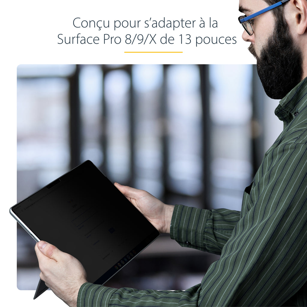 Filtre confidentialité 13" Surface Pro 8/9/X - STARTECH