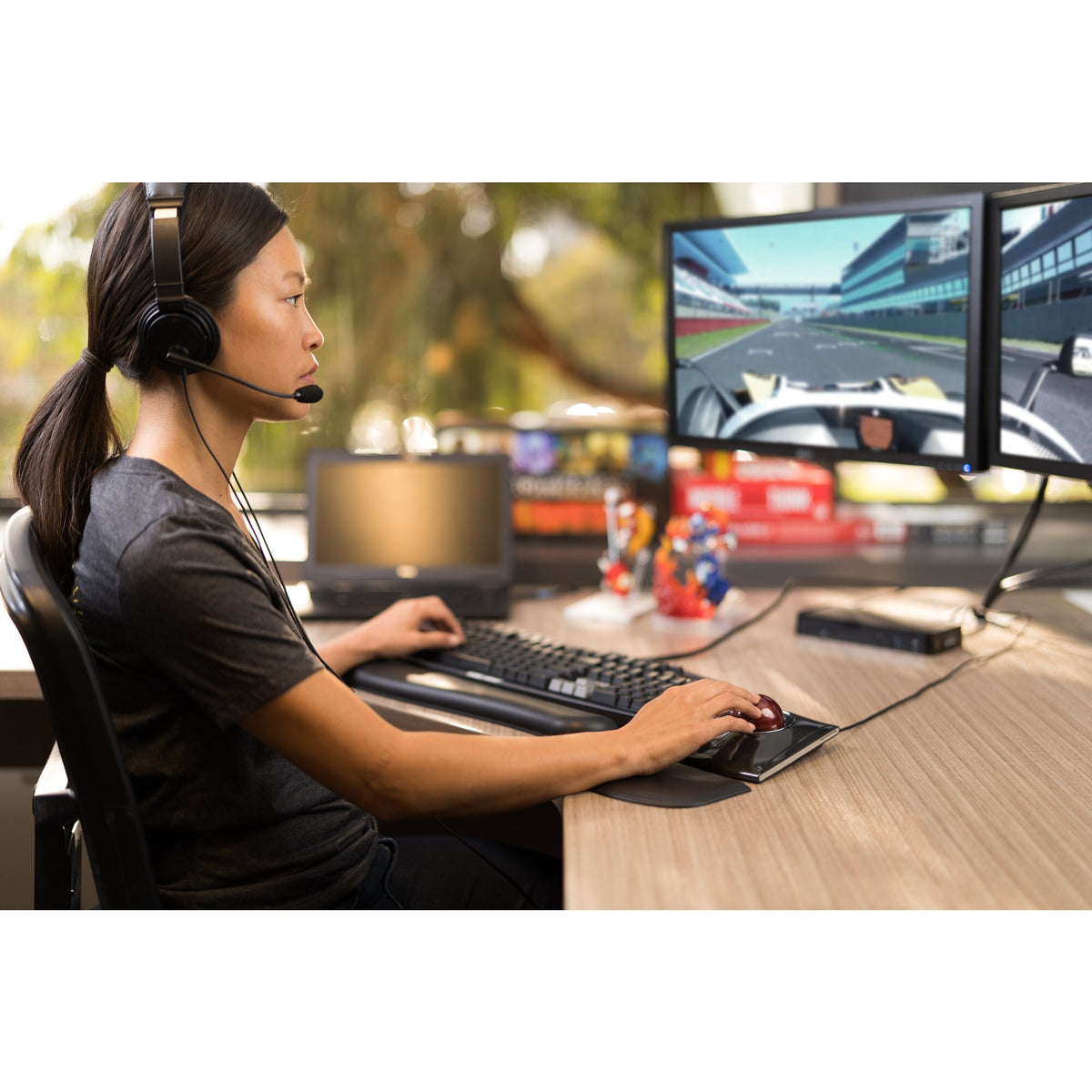 Micro-casque USB KENSINGTON sur-oreille noir