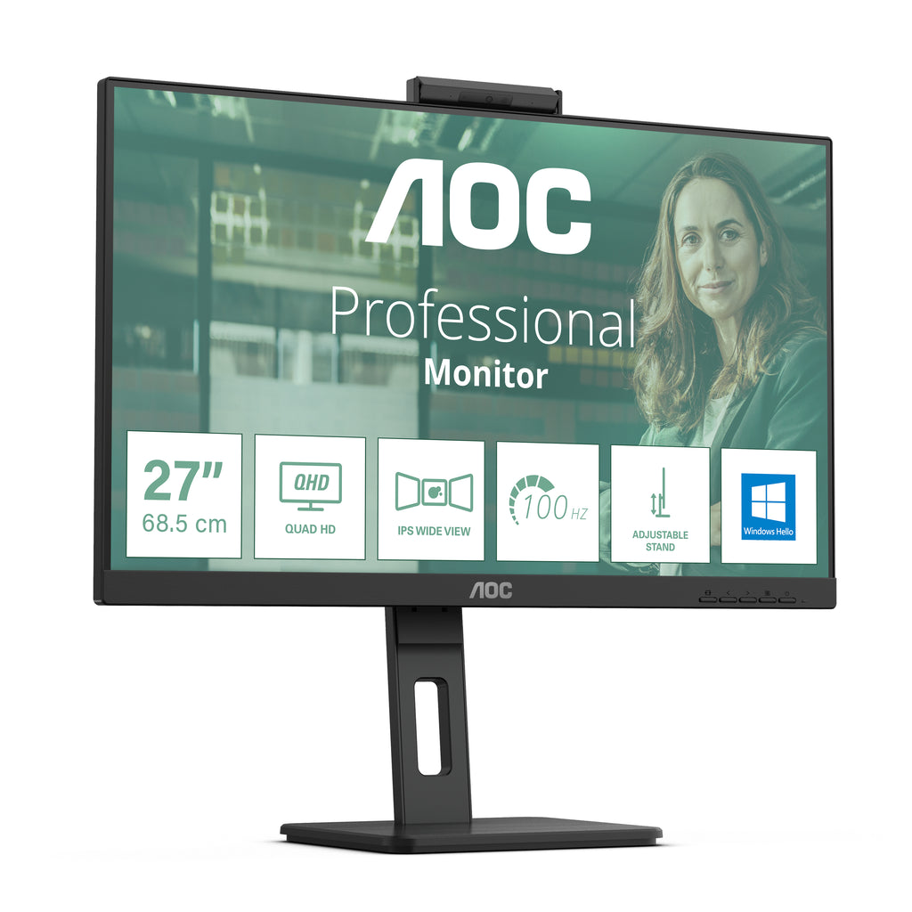 Écran LED AOC 27" QHD 75Hz IPS - Q27P3CW