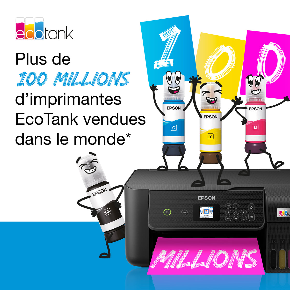 Epson EcoTank ET-M2120 - Imprimante multifonctions noir et blanc