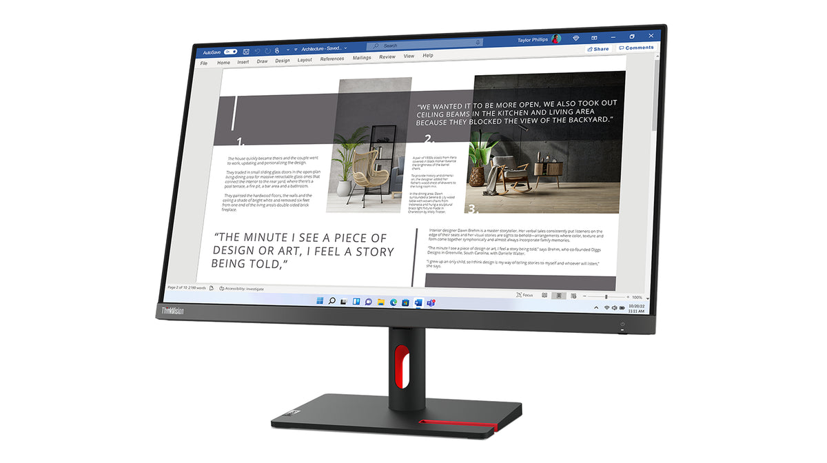 Lenovo ThinkVision S27i-30 27" Full HD 100Hz Écran LED