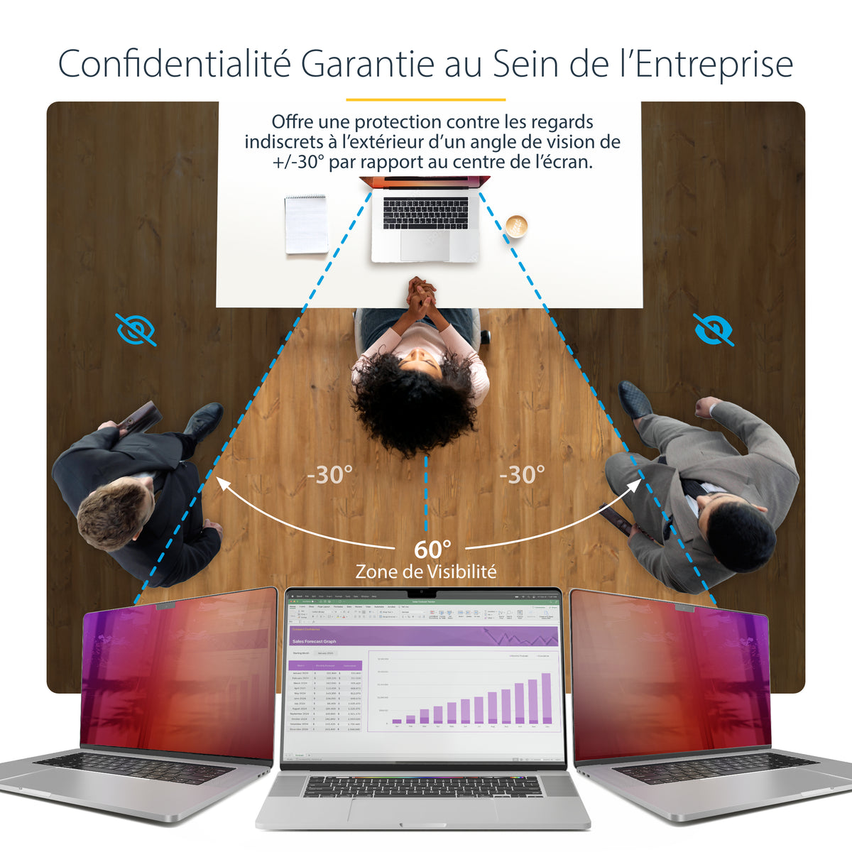 Filtre confidentialité MacBook Pro 16" doré - StarTech