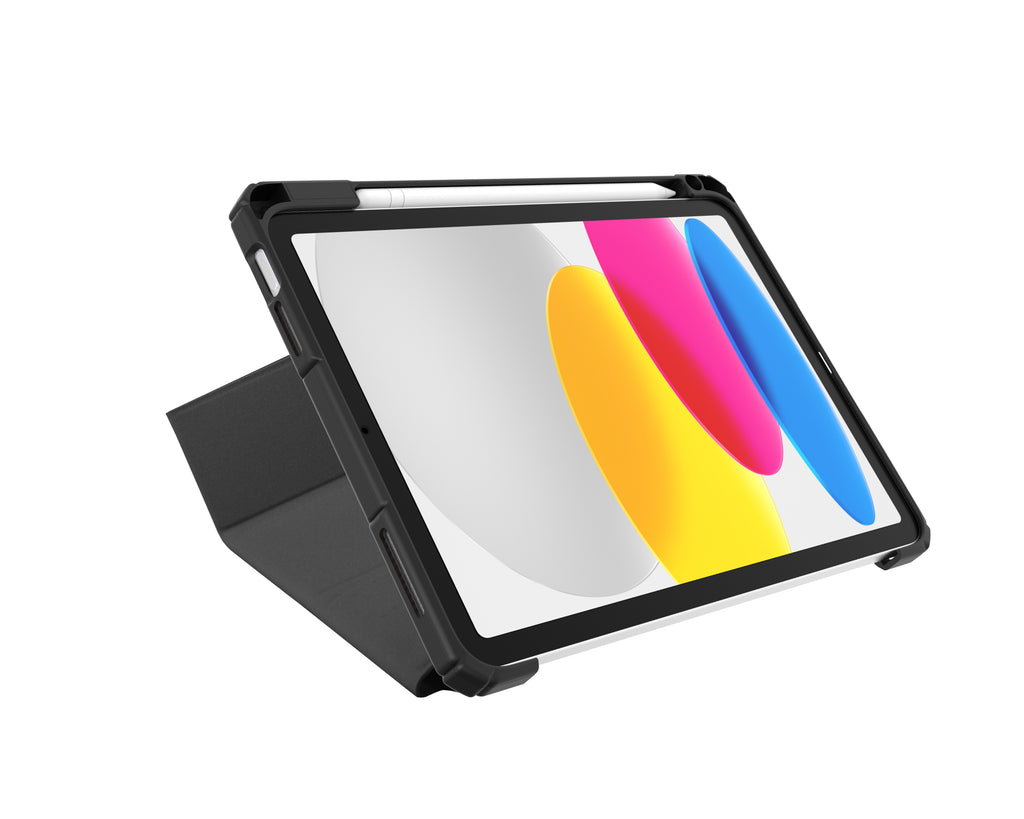 Étui rabat iPad 10.9" noir | DBRAMANTE1928