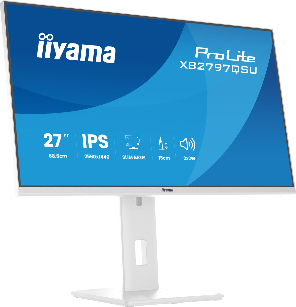 Écran LED 27" QHD IPS iiyama ProLite XB2797QSU-W1