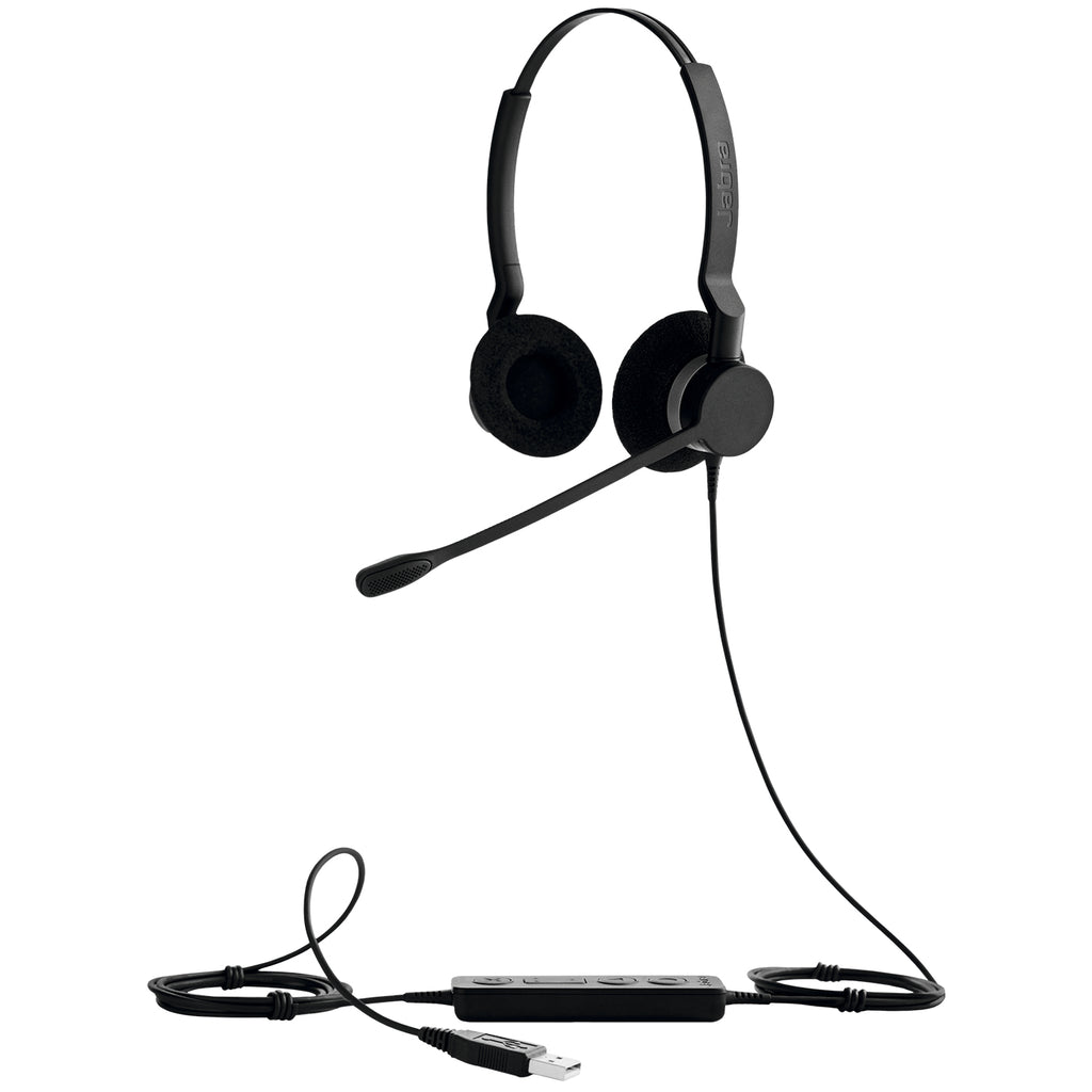Micro-casque Jabra BIZ 2300 USB UC Duo - Son pro & confort