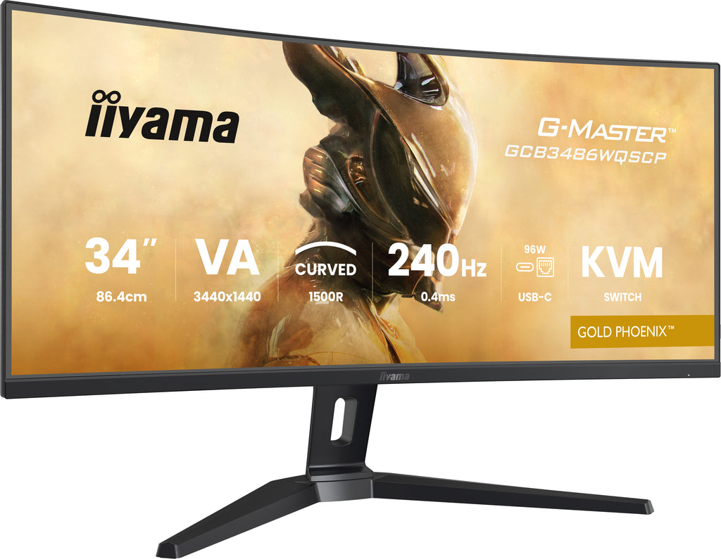 IIYAMA G-MASTER Gold Phoenix 34" 240Hz UWQHD - Écran Gaming