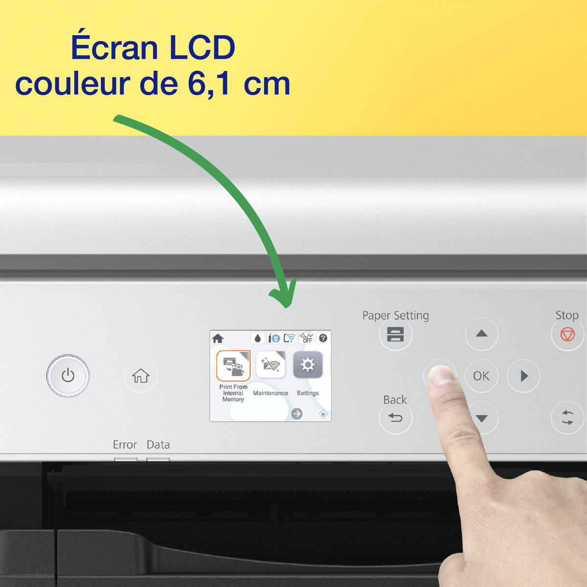 Imprimante Epson couleur A4 recto verso WiFi Ethernet USB