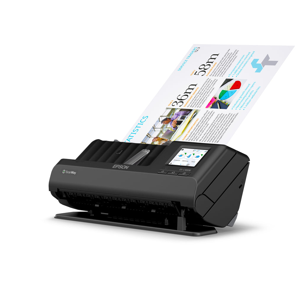 Scanner Epson ES-C380W - Recto-verso A4/Legal 600 dpi