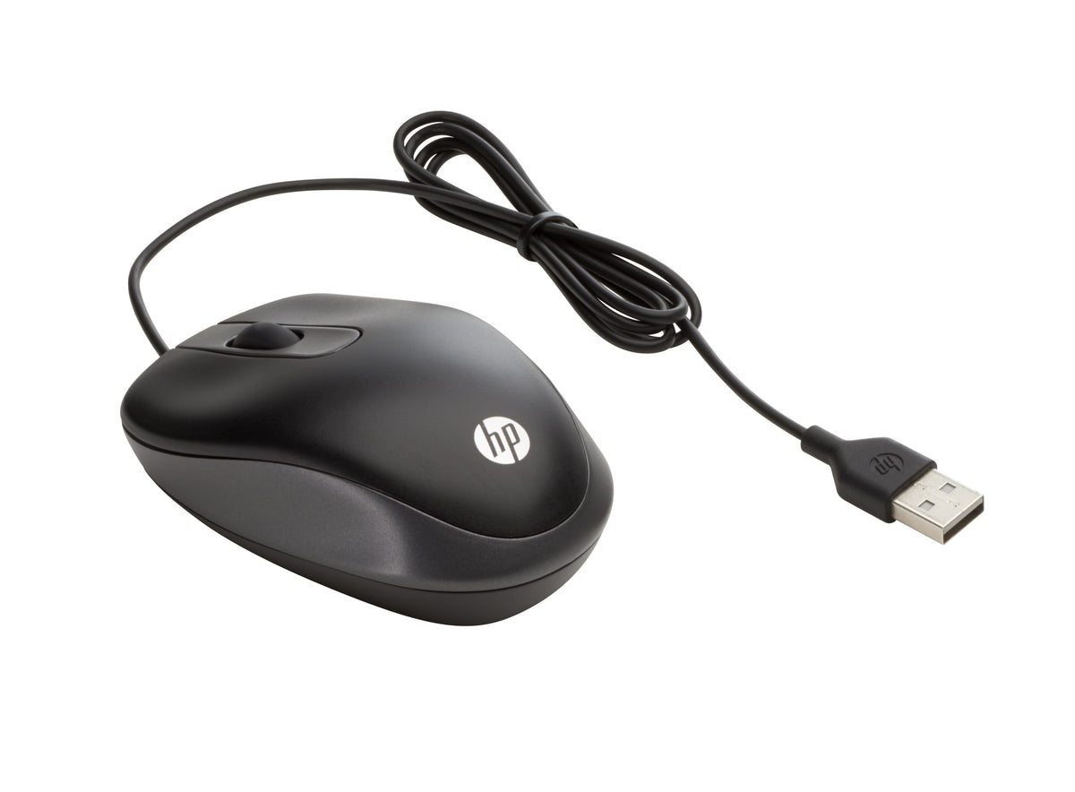 Souris HP Travel filaire USB - 3 boutons optique