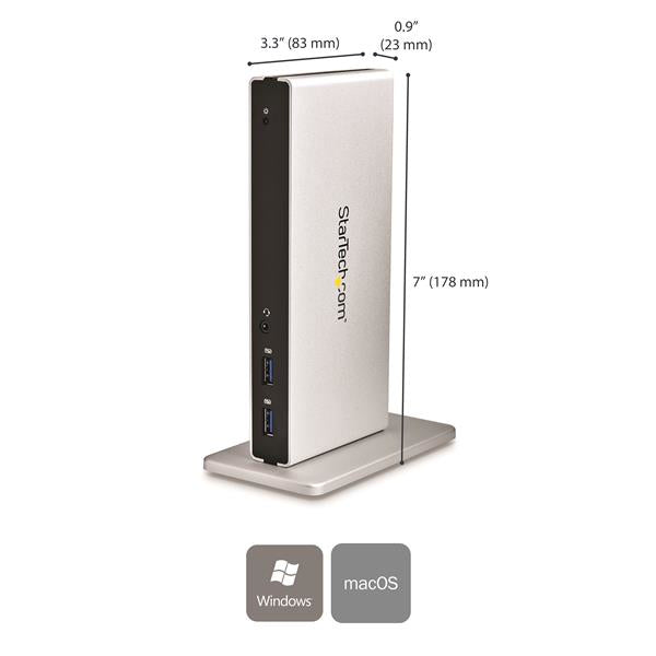 Réplicateur USB 3.0 Double DVI | STARTECH