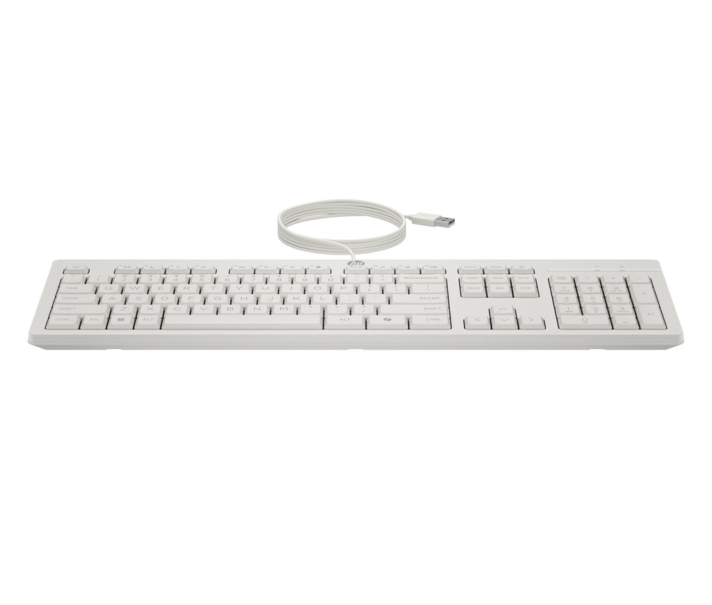 HP 225 Ensemble clavier souris ambidextre AZERTY blanc